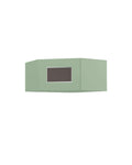 Shaker Jade Green Glass Door Top Wall Cabinet (color preview)