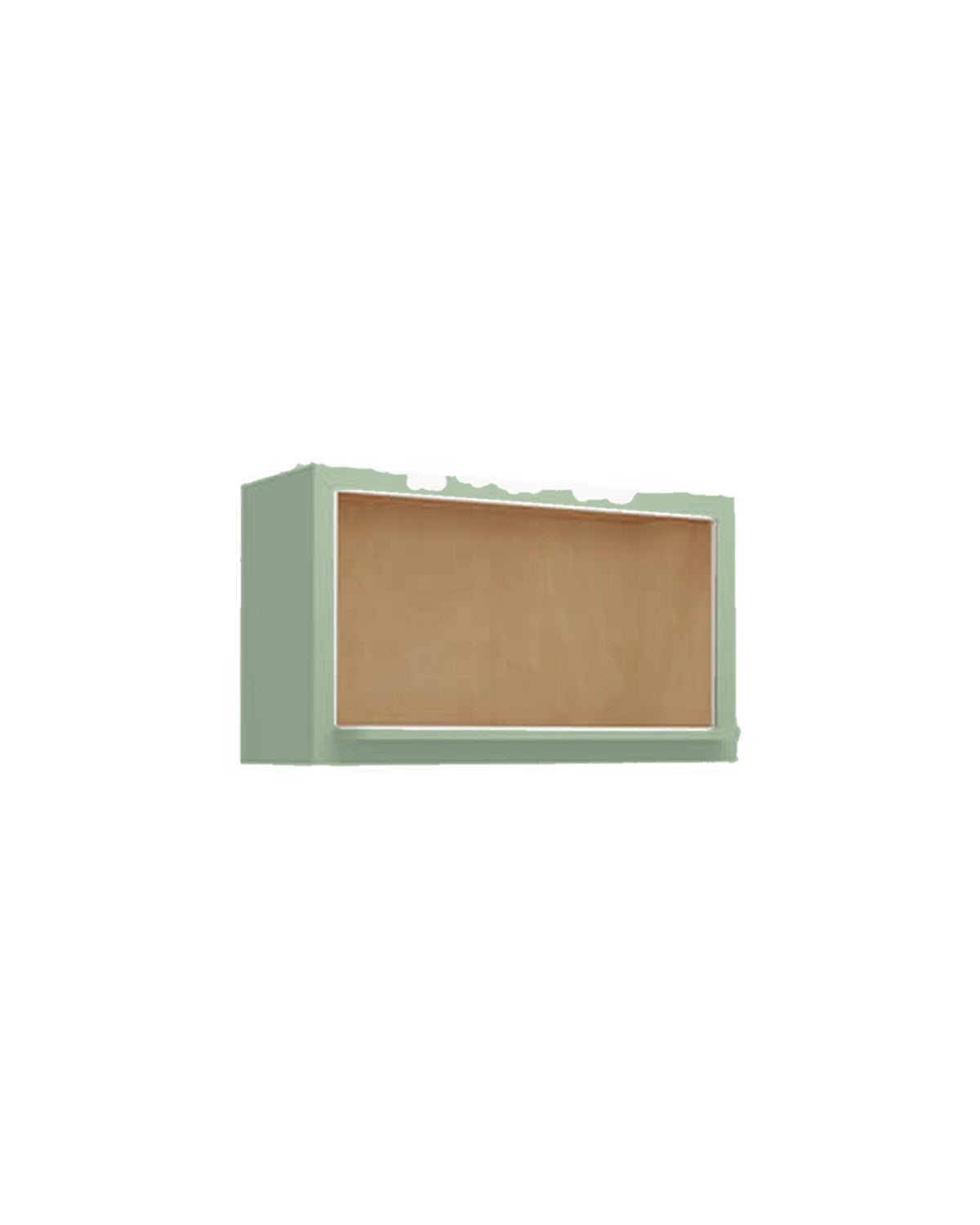 Shaker Jade Green Microwave Wall Cabinet (color preview)