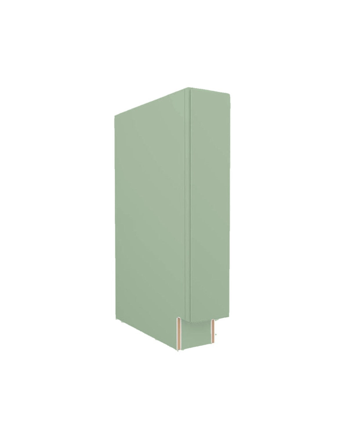 Shaker Jade Green Spice Pull-Out Base Cabinet (color preview)