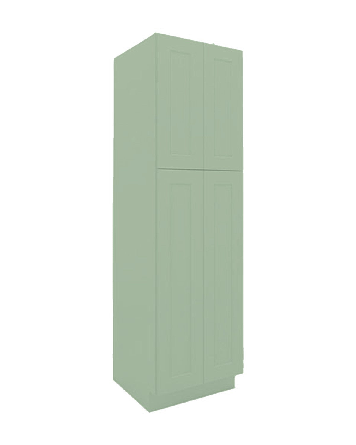 Shaker Jade Green Tall Pantry Cabinet, 2 Doors (color preview)