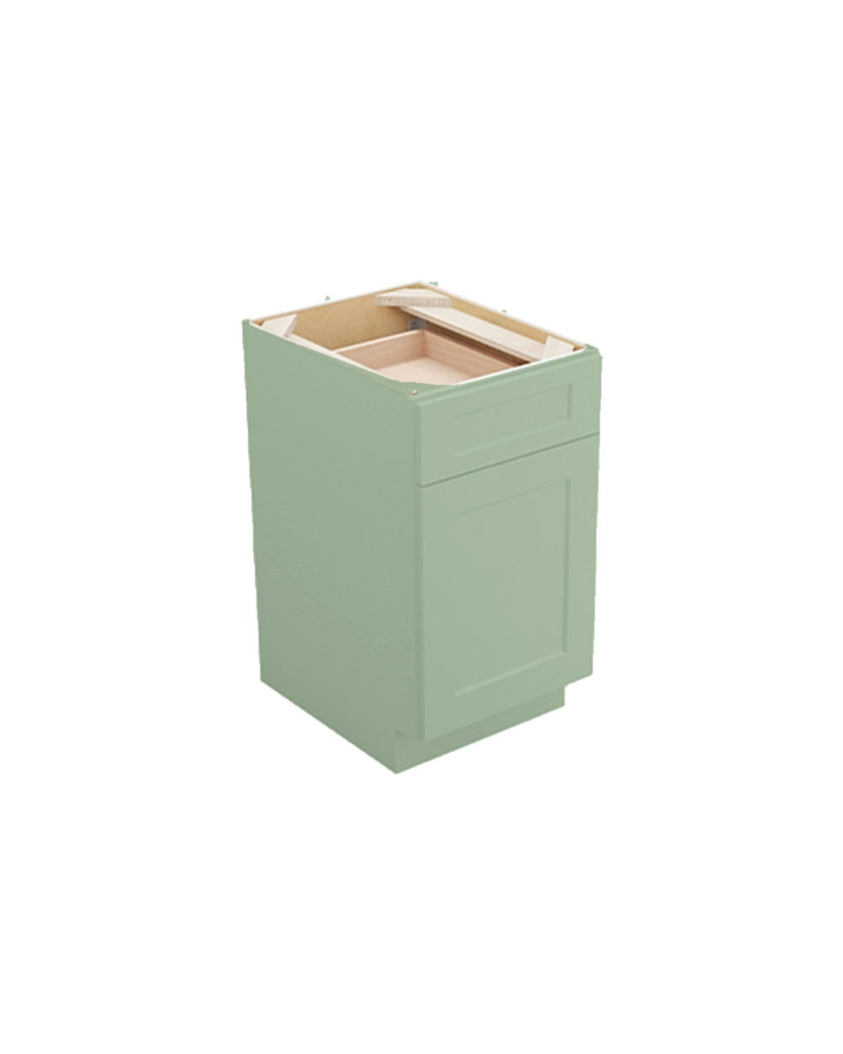 Shaker Jade Green Trash Can Pull-Out Organizer (color preview)