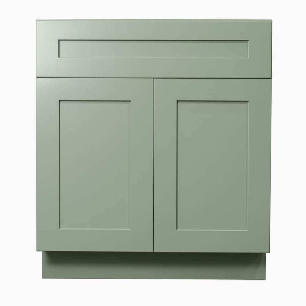 Shaker Jade Green vanity sink base
