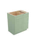 Shaker Jade Green Vanity Sink Base, Drawers One Side (color preview)