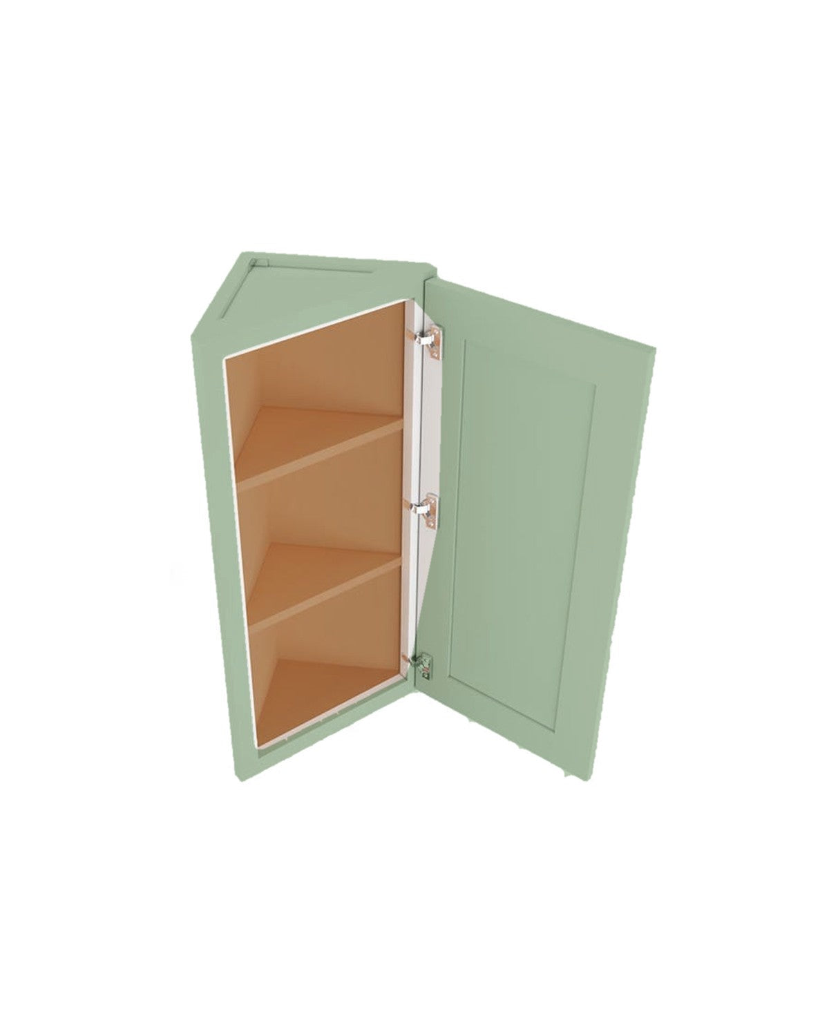 Shaker Jade Green Wall Angle End Cabinet (color preview)