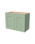 Shaker Jade Green Wall Cabinet 18" High (color preview)