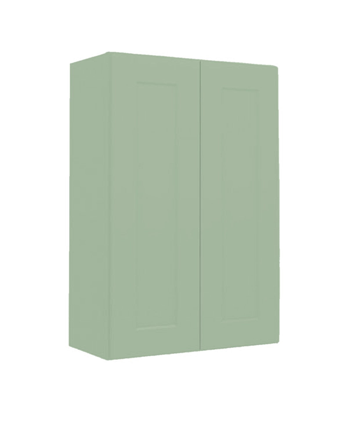 Shaker Jade Green Wall Cabinet 36" High, 2 Doors (color preview)