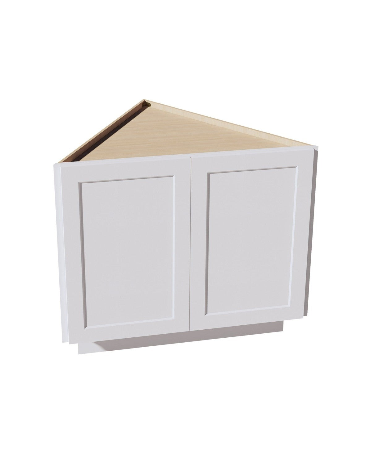 Shaker White Base Angle Return Cabinet
