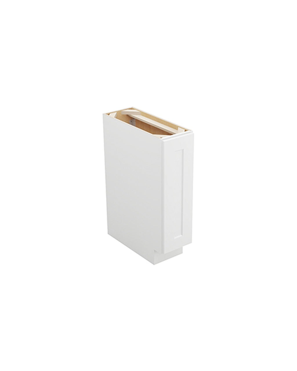 Shaker White Base Cabinet, Full Height Door