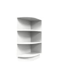 Shaker White Base End Shelf