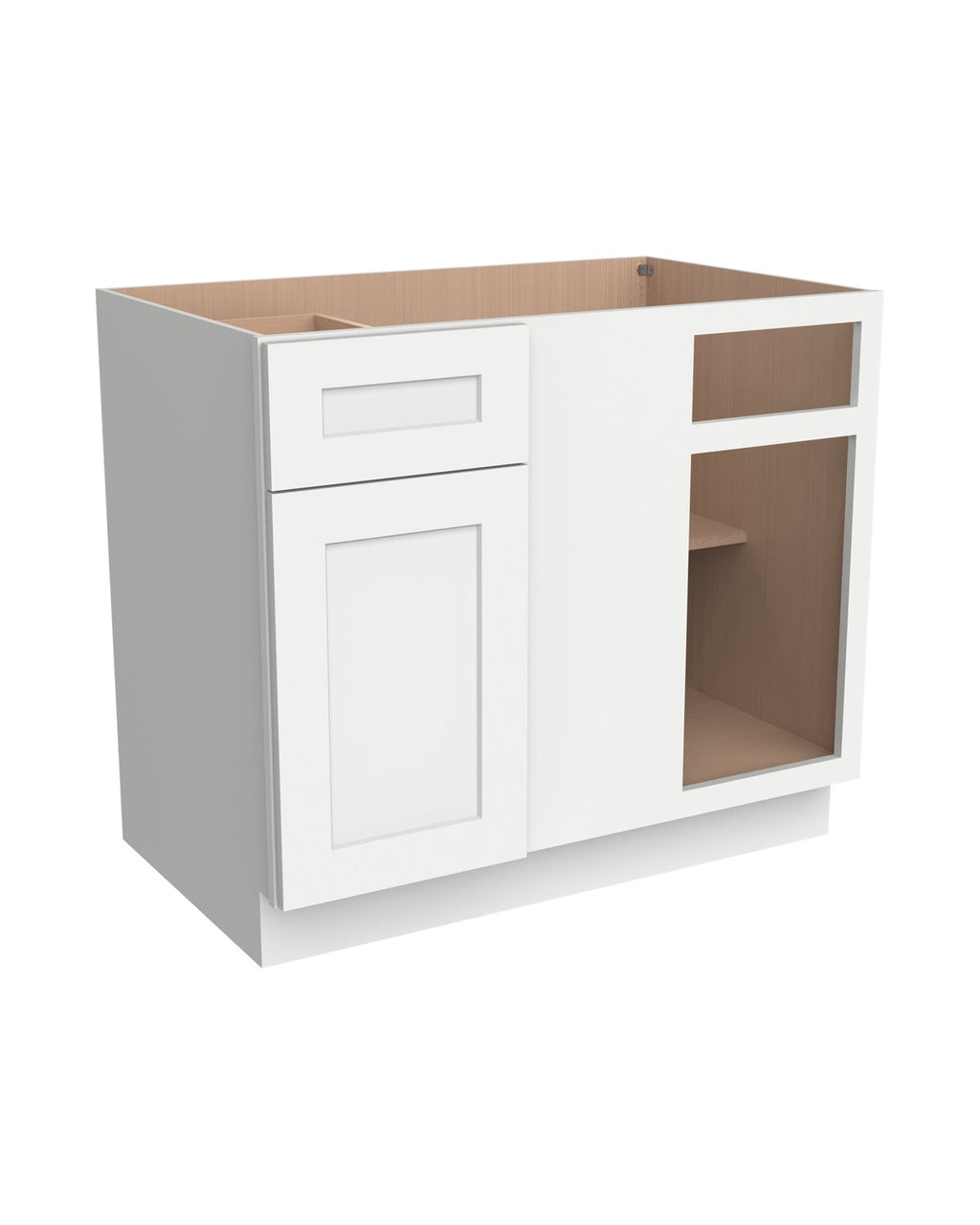 Shaker White Blind Corner Base Cabinet