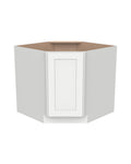 Shaker White Corner Sink Base Cabinet