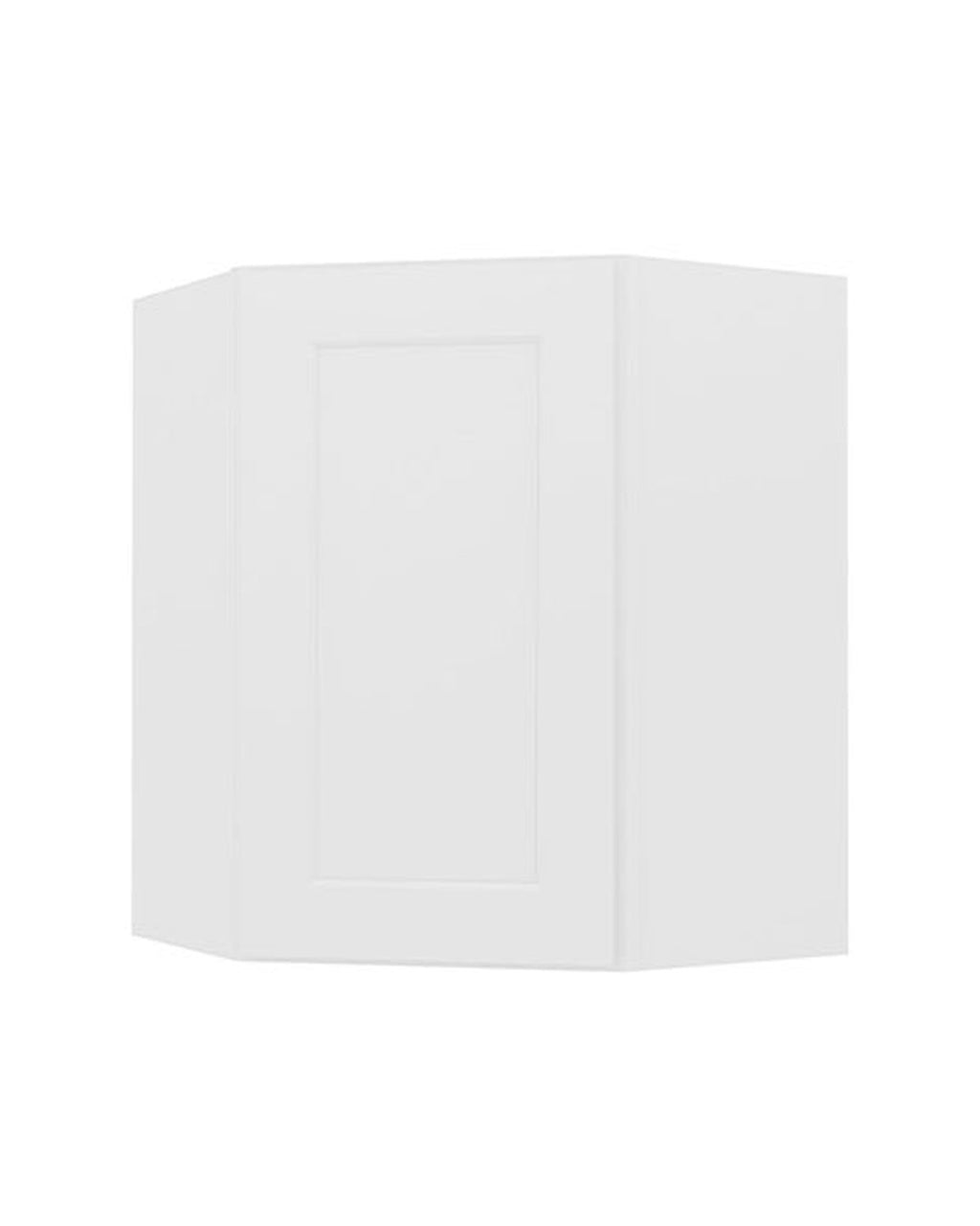 Shaker White Diagonal Corner Wall Cabinet