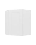 Shaker White Diagonal Corner Wall Cabinet