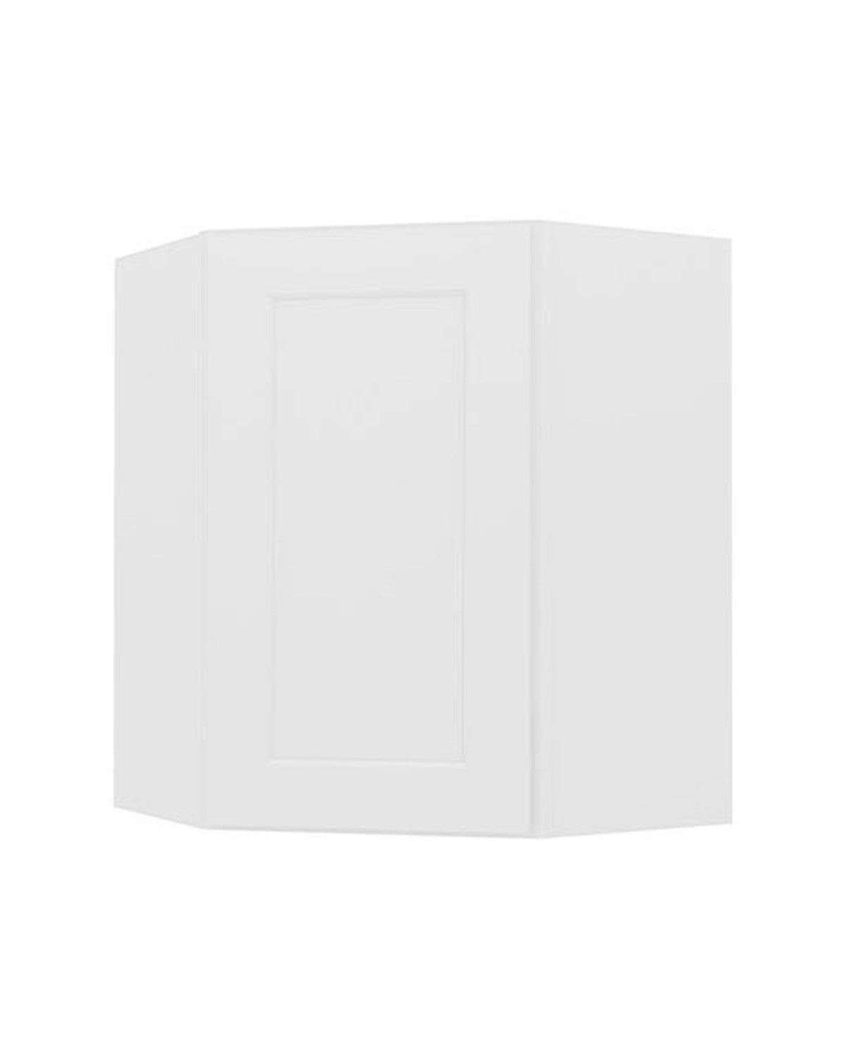 Shaker White Diagonal Corner Wall Cabinet