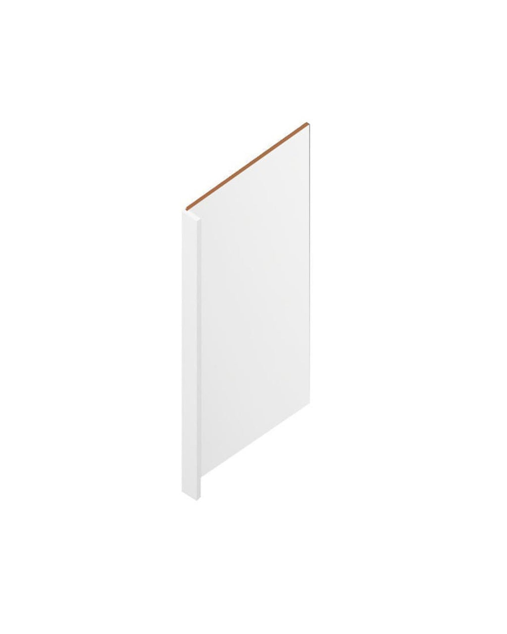 Shaker White Dishwasher Return Panel
