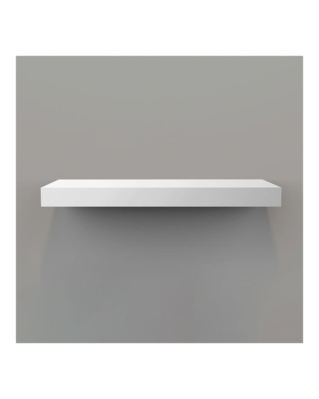 Shaker White Floating Shelf