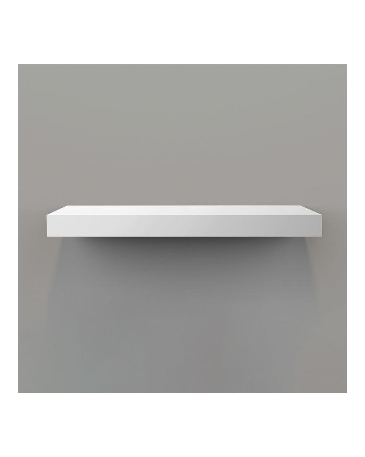 Shaker White Floating Shelf