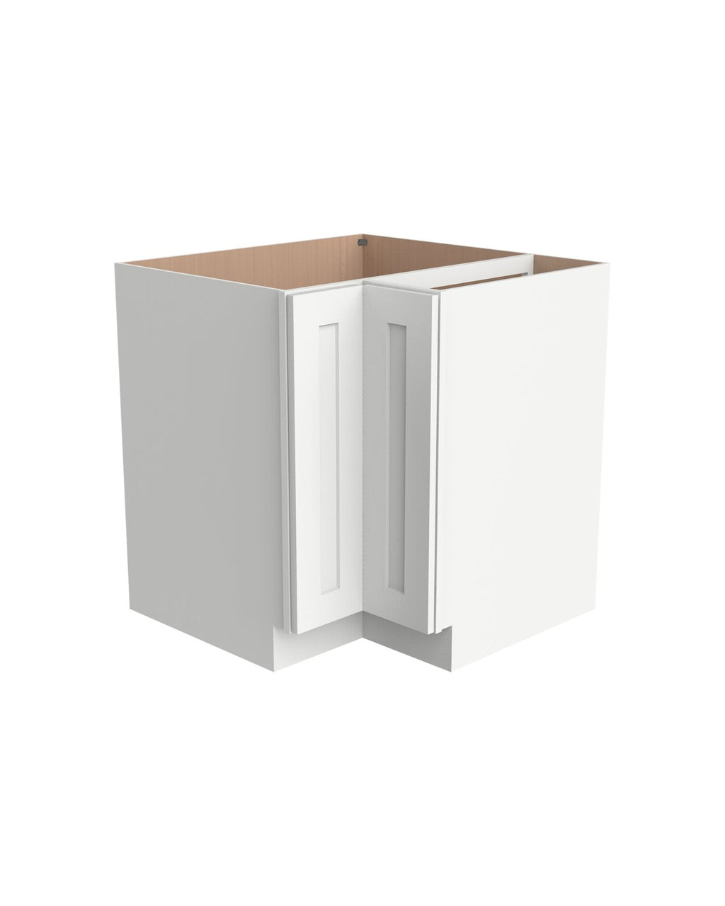 Shaker White Lazy Susan Corner Base Cabinet