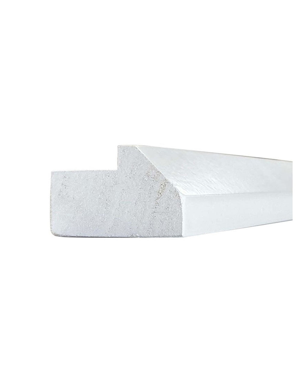 Shaker White Light Rail Molding