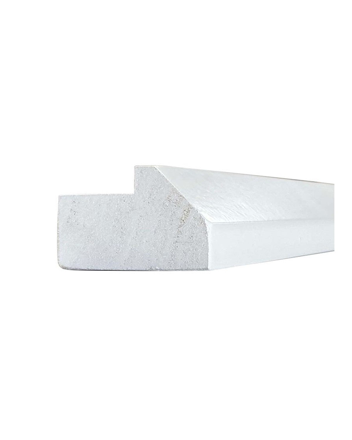 Shaker White Light Rail Molding
