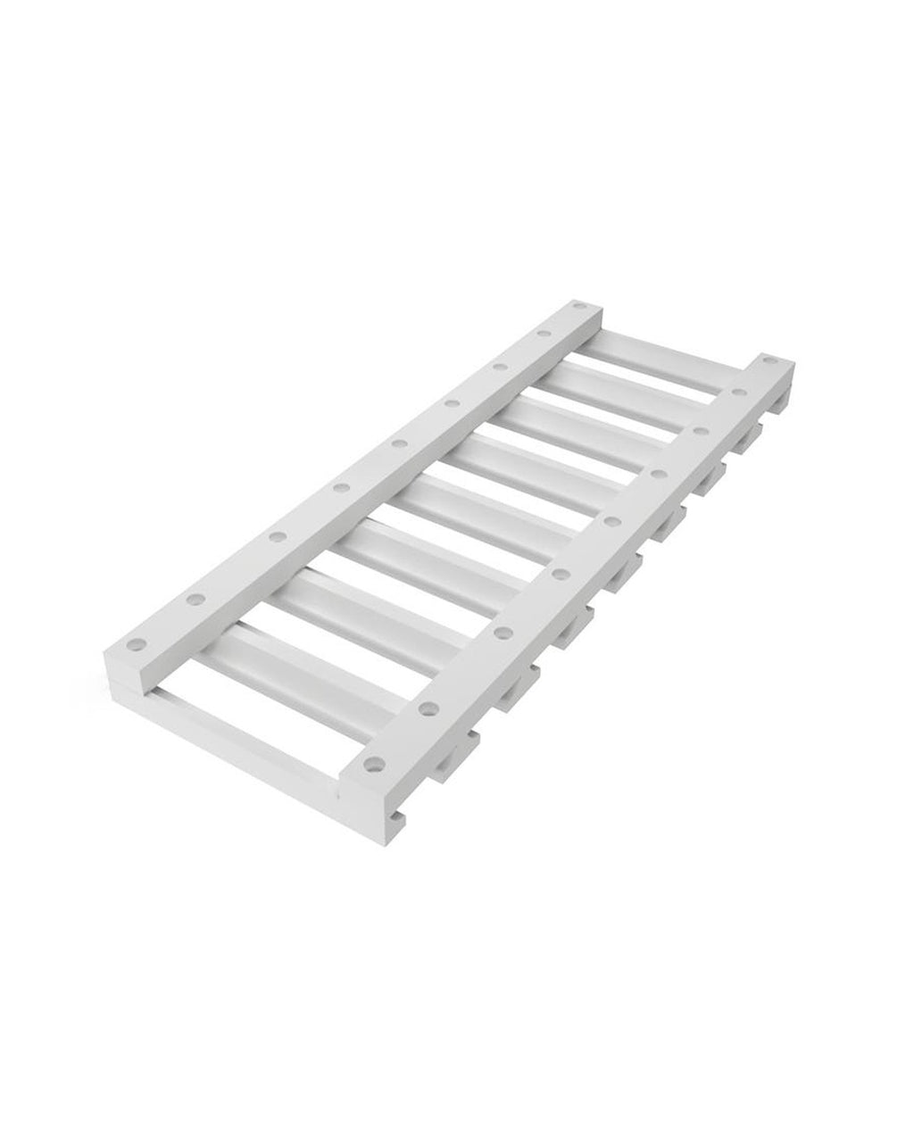 Shaker White Stemware Glass Rack