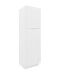 Shaker White Tall Pantry Cabinet, 2 Doors