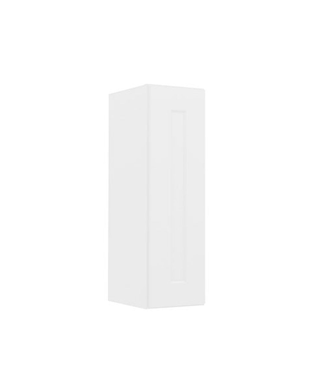 Shaker White Wall Cabinet 30" High, 1 Door
