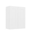 Shaker White Wall Cabinet 30" High, 2 Doors