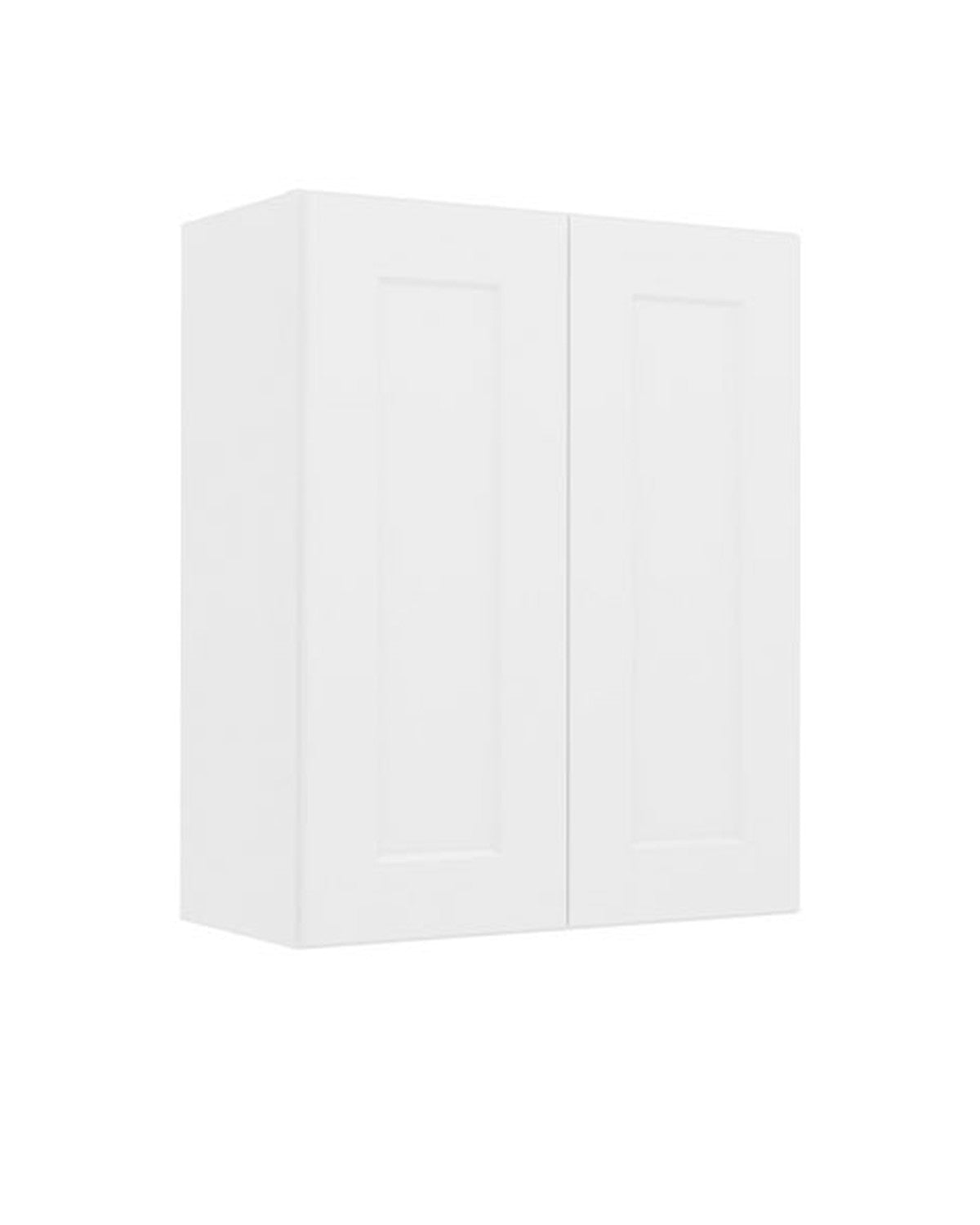 Shaker White Wall Cabinet 30" High, 2 Doors