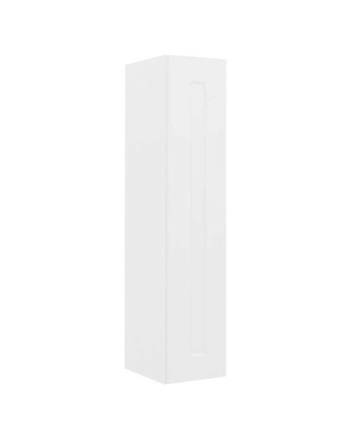 Shaker White Wall Cabinet 42" High, 1 Door