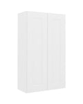 Shaker White Wall Cabinet 42" High, 2 Doors