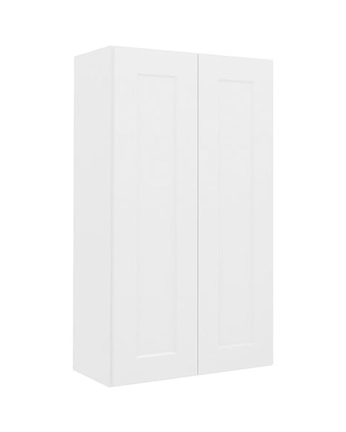 Shaker White Wall Cabinet 42" High, 2 Doors