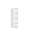 Shaker White Wall End Shelf