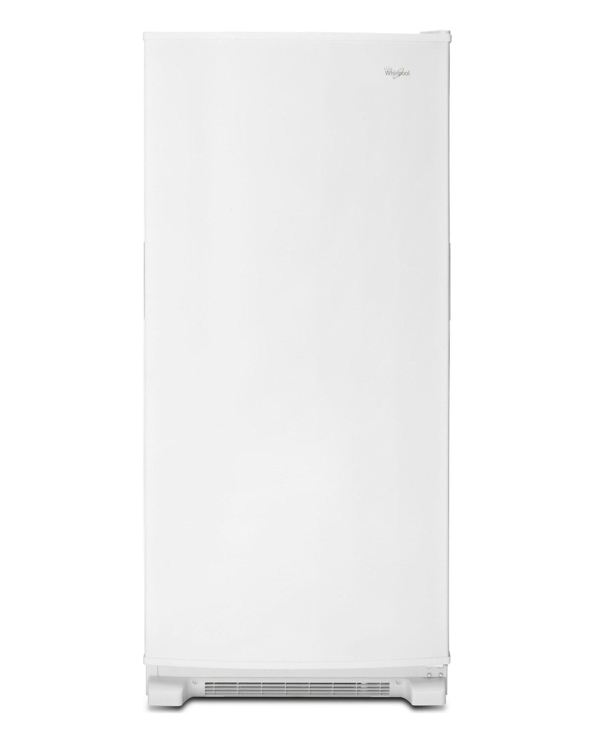 Whirlpool WZF34X18DW White Upright Freezer, front view