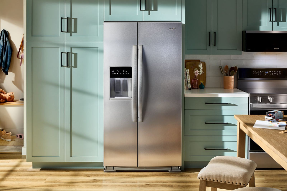 Whirlpool WRSC5536RZ Fingerprint-Resistant Stainless Finish Side-by-Side Refrigerator, manufacturer photo 2