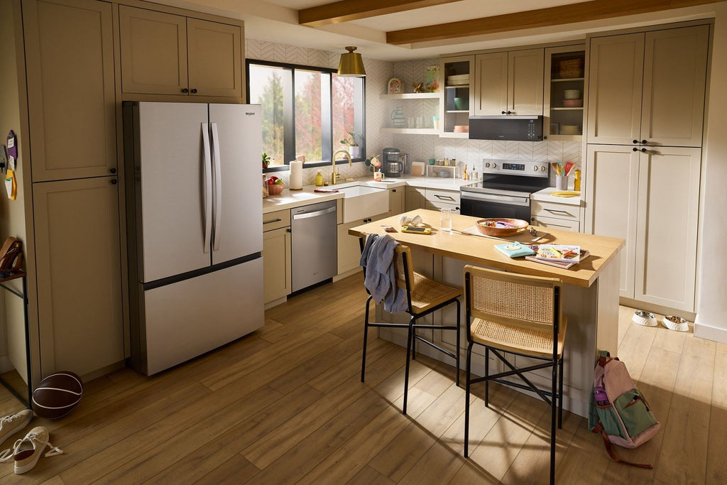 Whirlpool WRFF3136SZ Fingerprint-Resistant Stainless Finish French Door Refrigerator, manufacturer photo 4