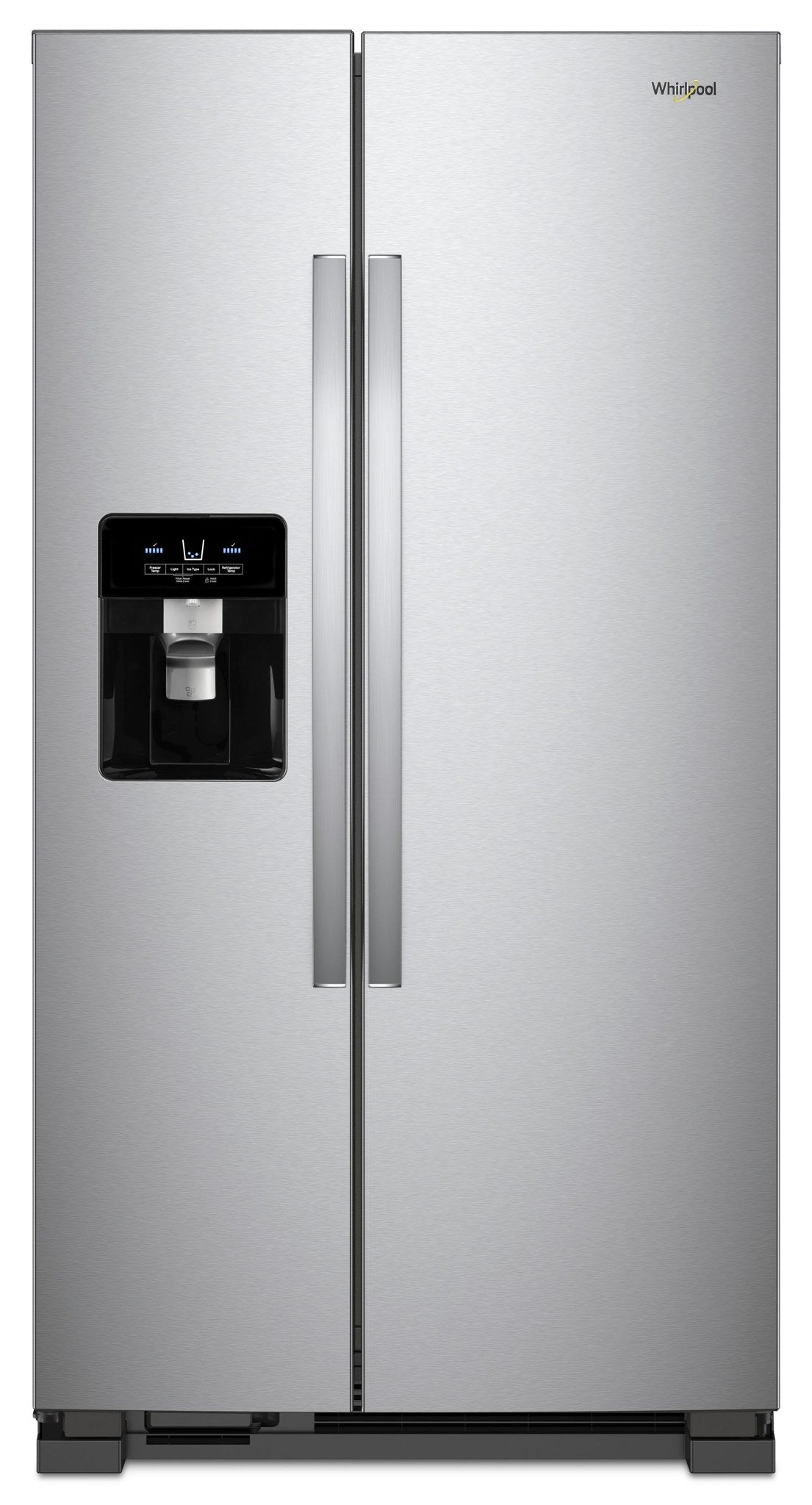 Whirlpool WRS335SDHM Fingerprint-Resistant Stainless Finish Side-by-Side Refrigerator, manufacturer photo 2