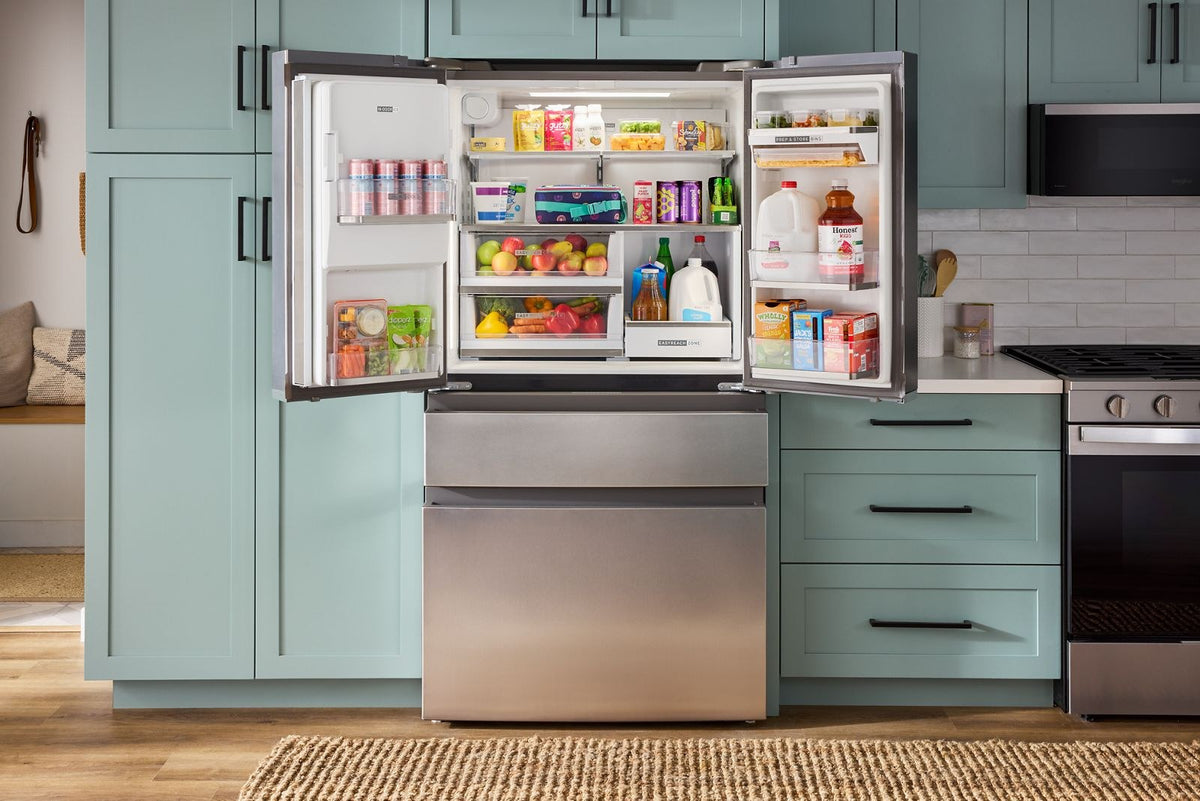 Whirlpool WRMC7036RZ Fingerprint-Resistant Stainless Finish 4-Door French Door Refrigerator, manufacturer photo 2